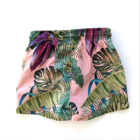 Palma Swim 2T Palm Print Swim Trunks - Picture 2 of 2
